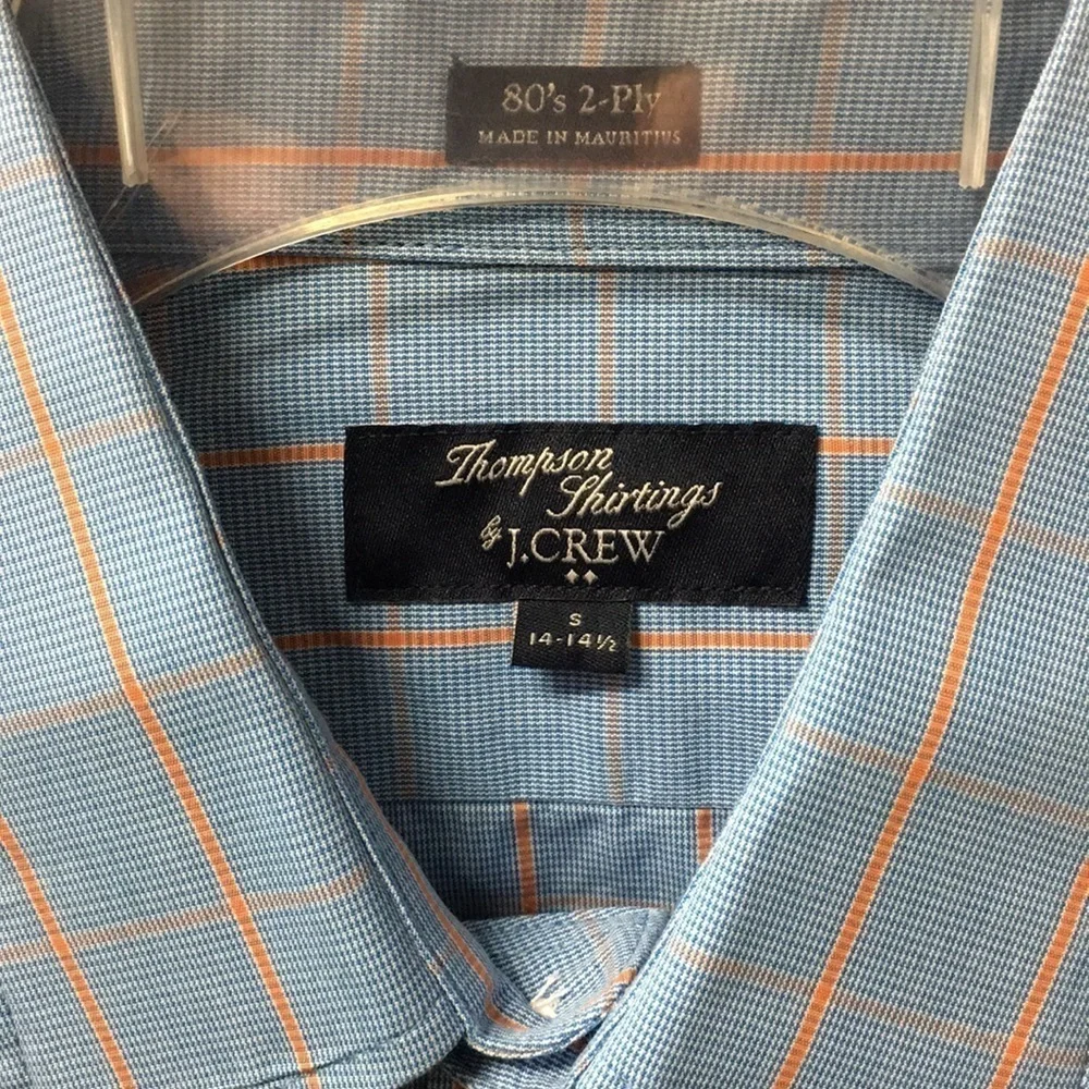 Mens J Crew Checkered Button Down Shirt